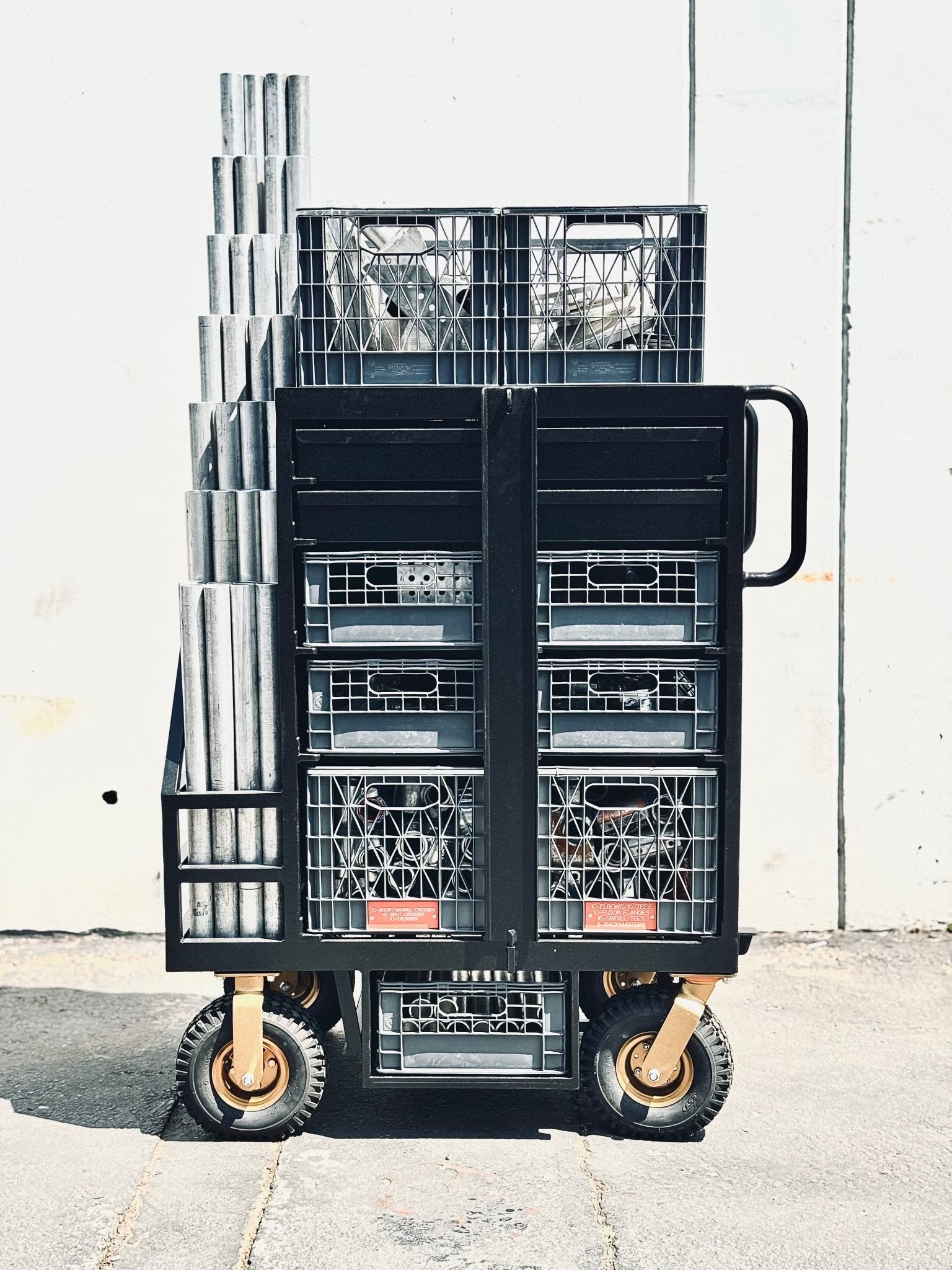 4 Crate Cart With Pipe Organ — The Grip House