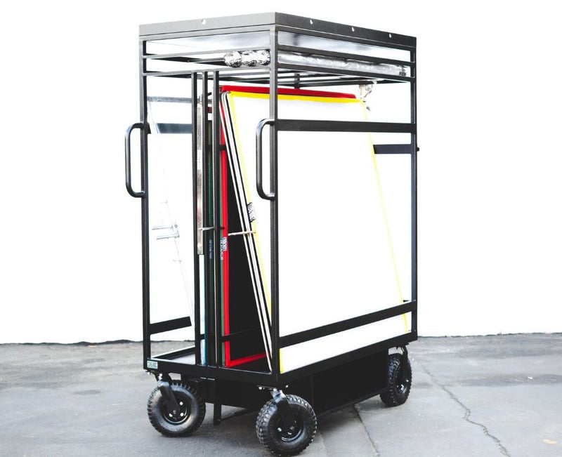 4x4 Cart With Gel Storage And Combo Bracket - The Grip House