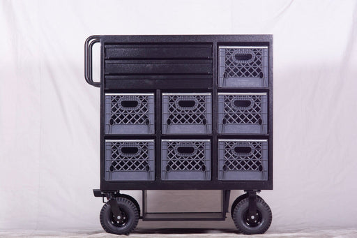 7 Crate Cart With Pipe Organ - The Grip House