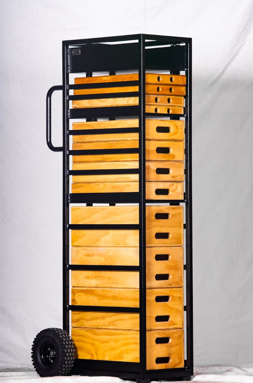 Apple Box Cart- A Narrow Storage System For Your Apple Boxes — The Grip ...
