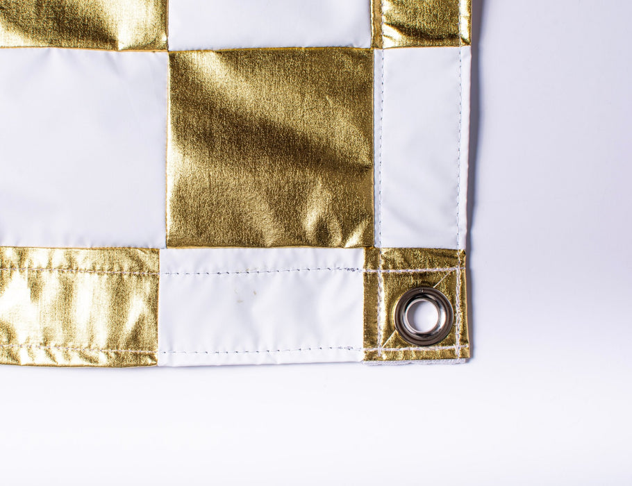 Checkerboard Bounce Gold/White - The Grip House