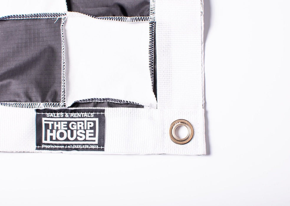 Checkerboard Bounce Silver/White - The Grip House