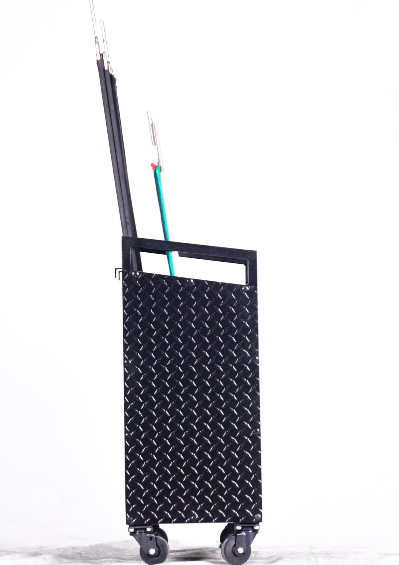 Flag / Scrim Basket With Wheels - The Grip House